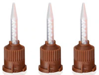 GC America G-CEM LinkAce Automix Tips, Regular, Brown, 20/Pkg, 002902