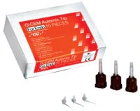 GC G-Cem Automix Endo Tips, Elongated Endodontic Mixing Tips, Brown, 10/Pkg, 002903