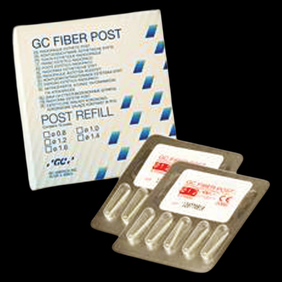 GC Fiber Post Refill, 1.2 mm, 10/Pkg, 400004
