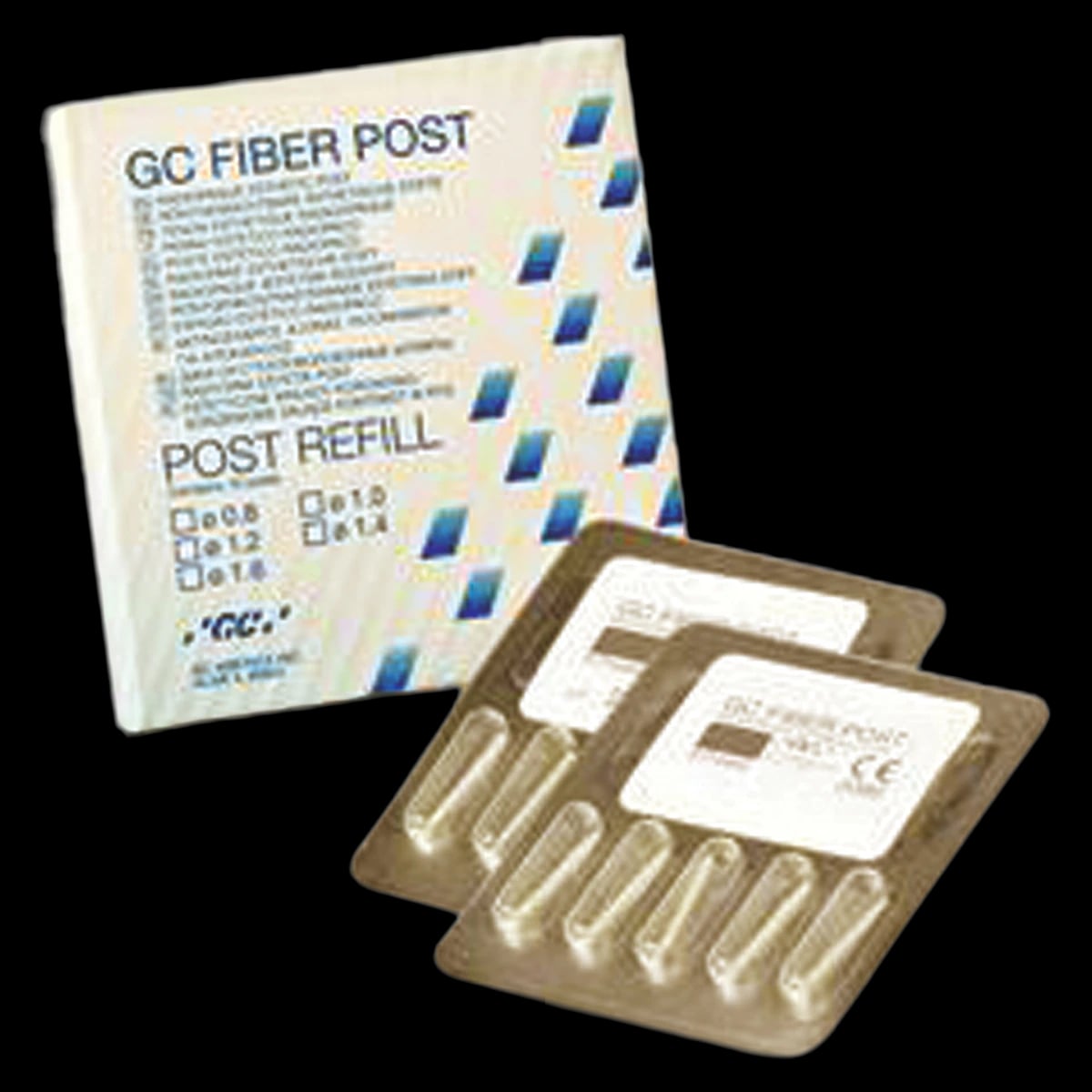 GC Fiber Post Refill, 1.4 mm, 10/Pkg, 400005