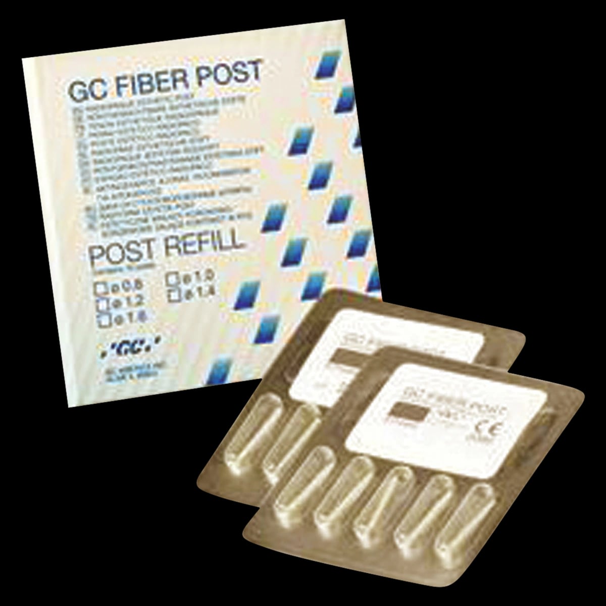 GC Fiber Post Refill, 1.6 mm, 10/Pkg, 400006