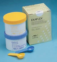 Exaflex Hydrophilic VPS Impression Material, Putty Standard Pack, 500 g Base & Catalyst, 1/Pk, 138301