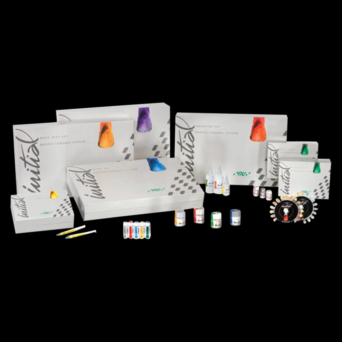 GC Initial MC Metal-Ceramic Ceramic Restoration System, Basic Plus Set