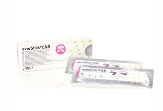 GC America everStick C&B Fiber Reinforcement Refill, 2 x 12 cm, 2/Pkg, 1.5mm, 900833