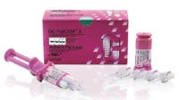 GC FujiCEM 2 Automix Package, Resin-Modified Glass Ionomer Luting Cement, 2 x 7.2 mL (13.3 g) Cartridges with 42-44 Mixing Tips, #441000