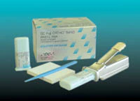 GC Fuji ORTHO BAND Paste Pak Starter Kit, Blue Resin-Modified Glass Ionomer Orthodontic Band Cement, 2 x 13.3 g (7.2 mL) Cartridges, 439460