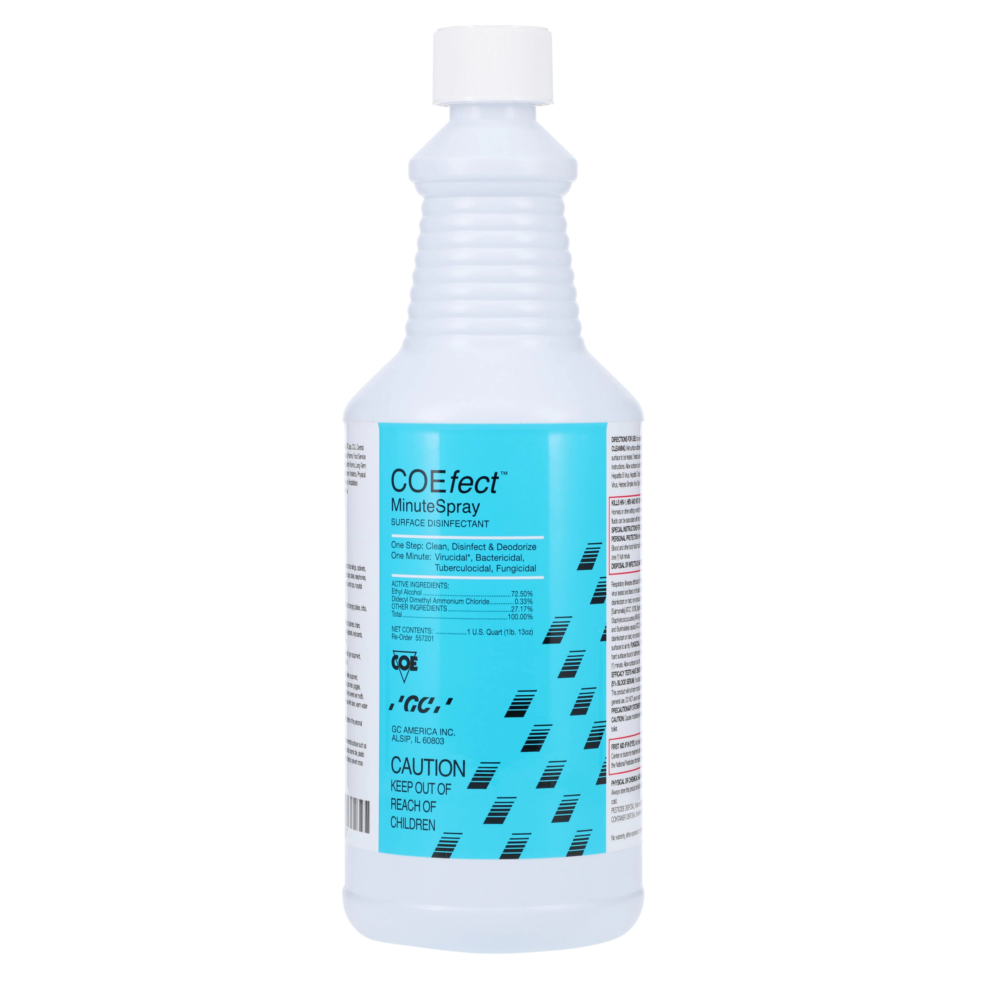 COEfect MinuteSpray Surface Disinfectant, 32 oz Bottle, EPA Registered, 1-Minute Kill Time, 557201