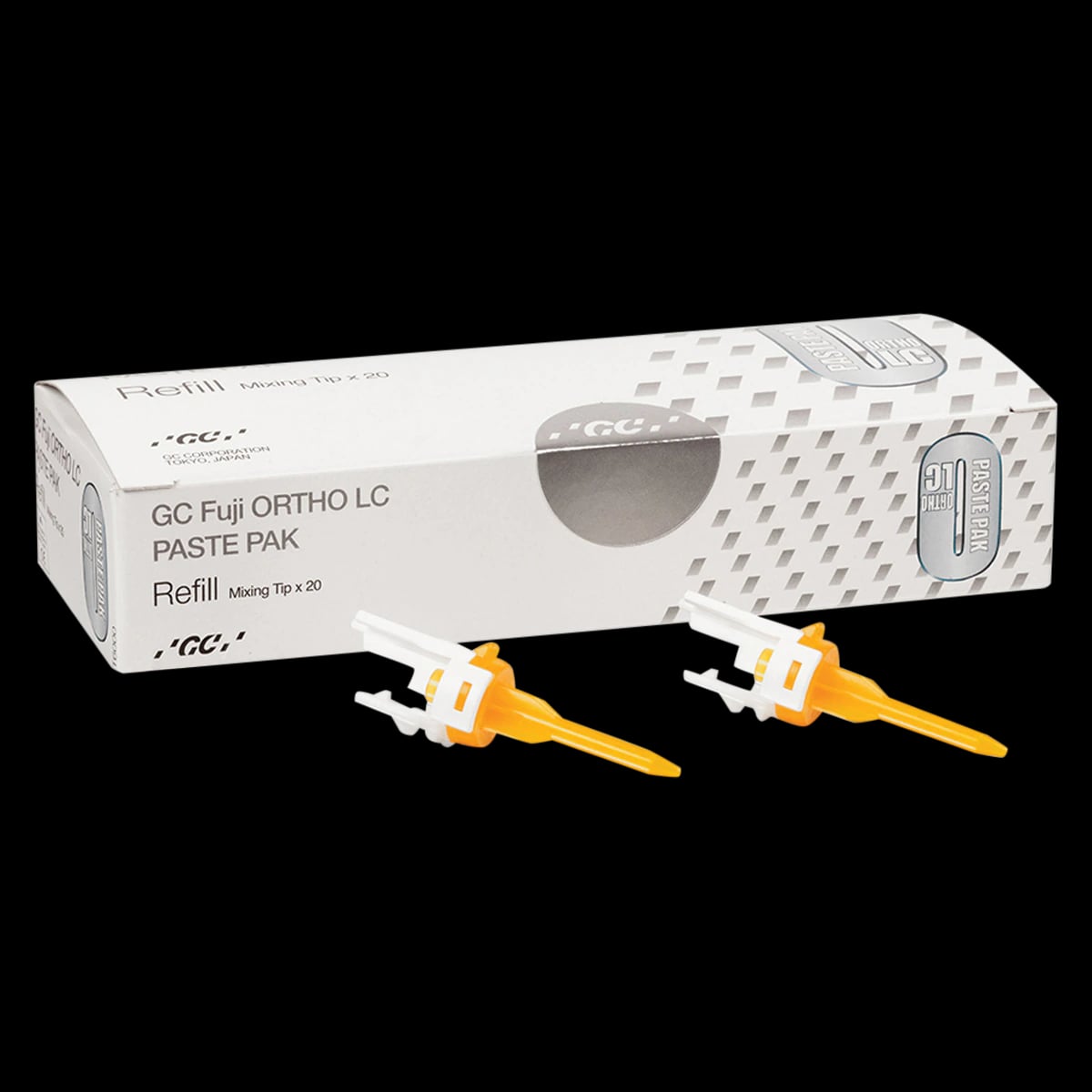 GC Fuji ORTHO LC Paste Pak Automix Refill SL, Light-Cured Resin-Reinforced Glass Ionomer Orthodontic Adhesive, 2 x 7.2 mL Cartridges, 013572