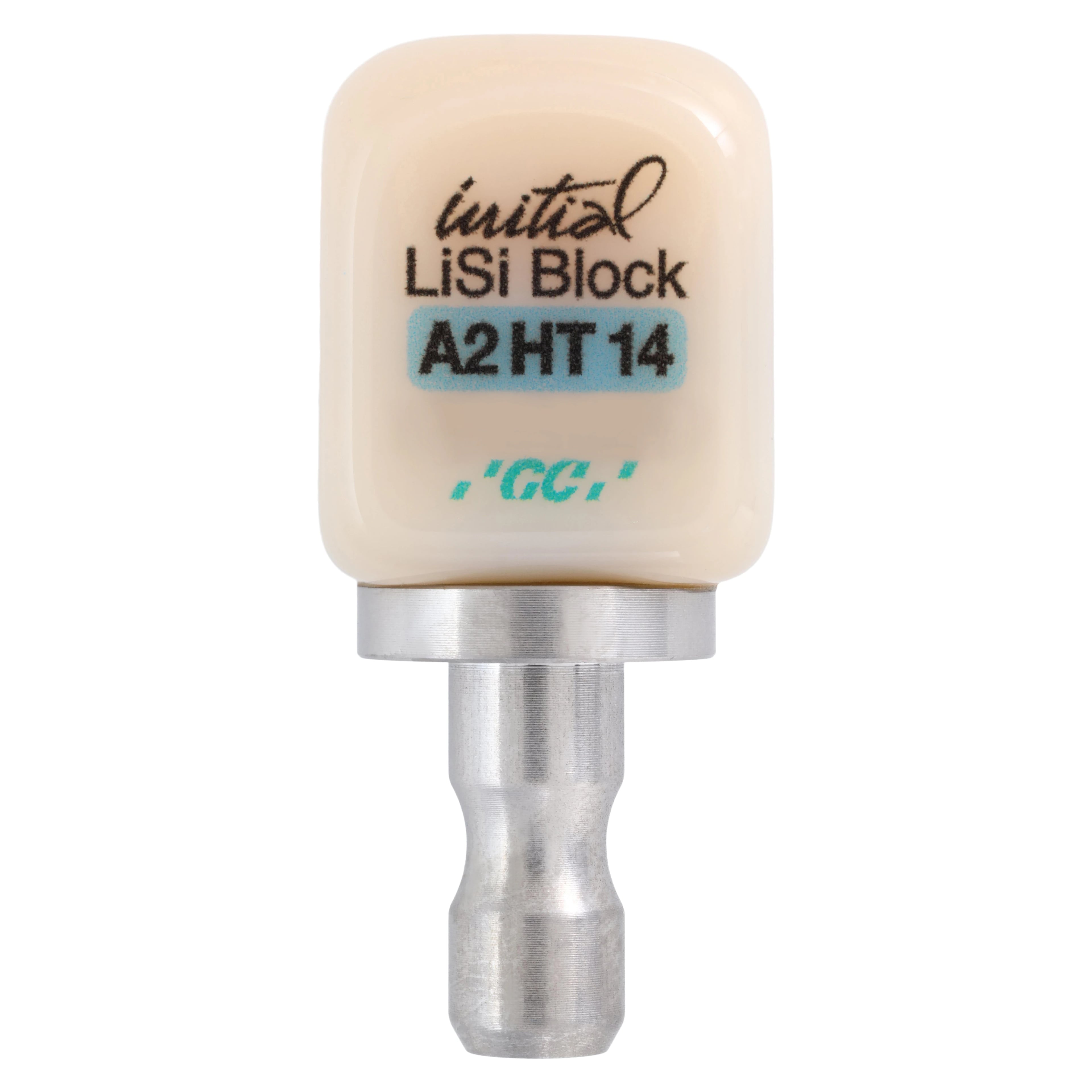 GC Initial LiSi Block 14 for CEREC, High Translucency, Shade A2, 5/Pack, 012928