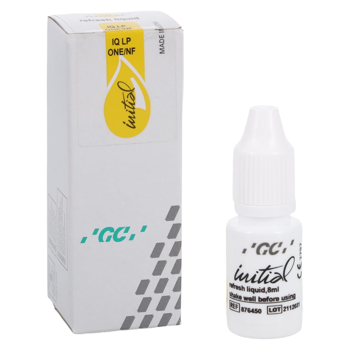 GC Initial IQ Lustre Paste ONE/NF Refresh Liquid, 8 ml Bottle