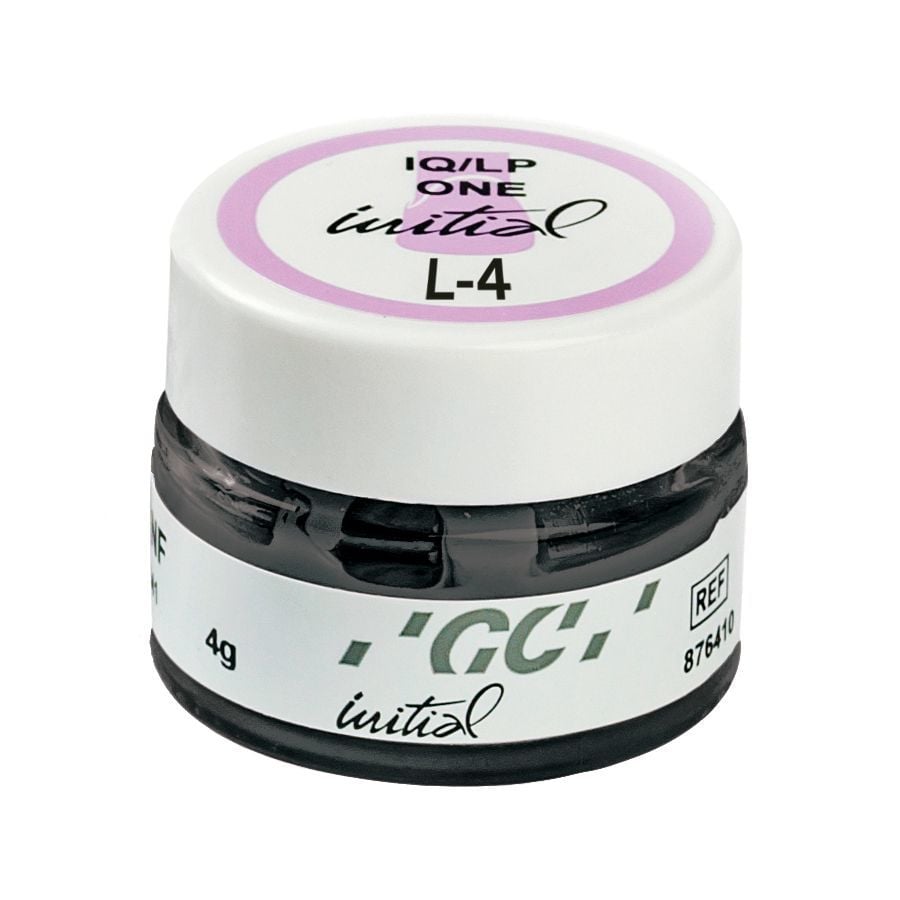 GC Initial IQ Lustre Paste ONE Enamel Effect, Shade 4 (L-4), 4g Jar Refill