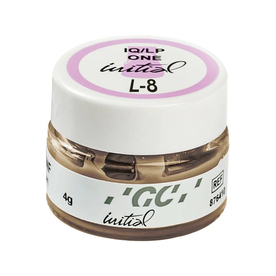 GC Initial IQ Lustre Paste ONE – Enamel Effect, Shade 8 (L-8), 4 g Jar