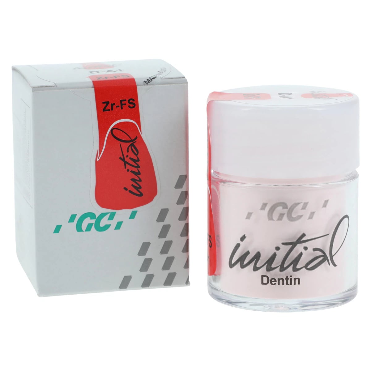 GC Initial Zr Dentin Powder, Shade DA1, 20 g Jar, 875051