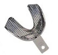 GC America COE Metal Impression Tray, Nickel-Plated, Perforated, #X20, Extra Large, Lower, 1/Pk, 260921