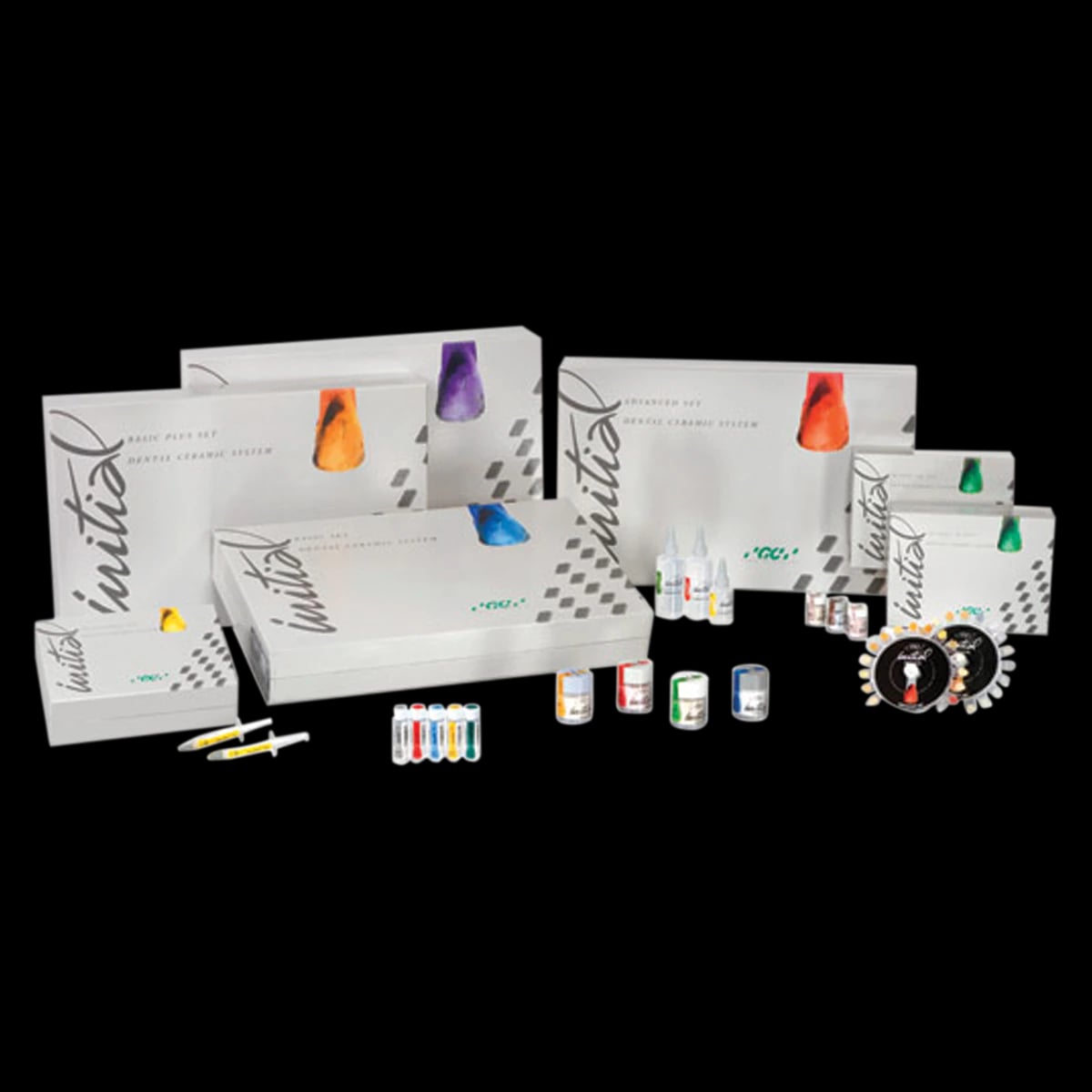 GC Initial MC Advanced Set - Metal-Ceramic Restoration System with Modeling Liquid