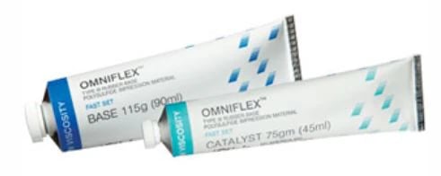 GC America Omniflex Fast Set Base Impression Material, White, 90 mL Tube, 137321