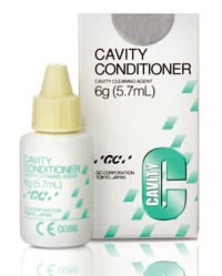 GC Cavity Conditioner, 20% Polyacrylic Acid with 3% Aluminum Chloride Hexahydrate, 5.7 mL (6 g) Bottle, 000110