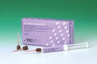 GC Temp Advantage Eugenol-Free Temporary Cement Starter Package, 7.5 g Automix Syringe with 15 Mixing Tips, 136505
