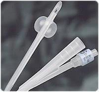 Bardia 2-Way Foley Catheter, Standard Tip, Silicone, 16 Fr, 5 cc, 5"