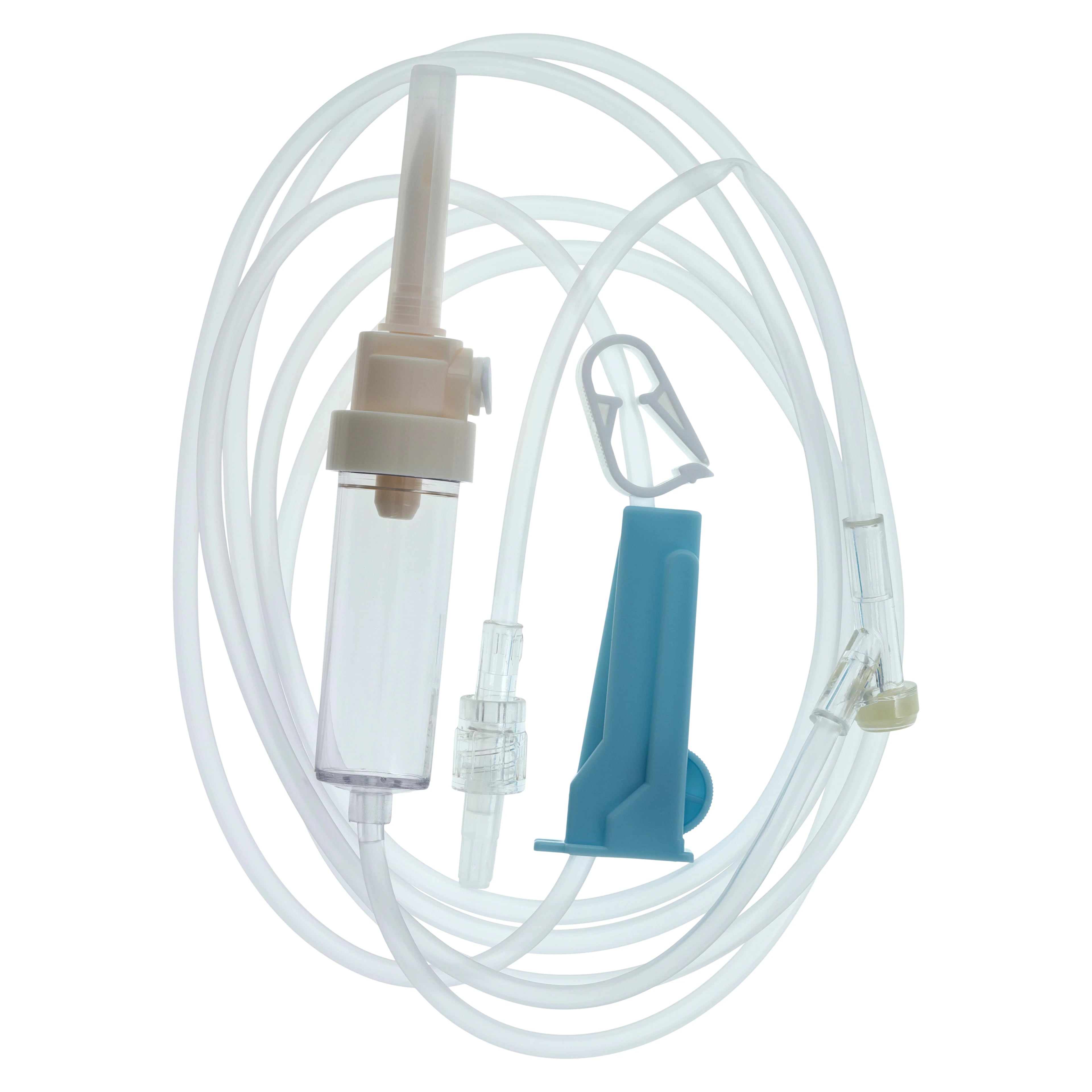 IV Administration Set, 78" Tube, 15 Drops/mL, Y-Injection Site, Vented/Non-Vented, Option-Lok, 50/Case