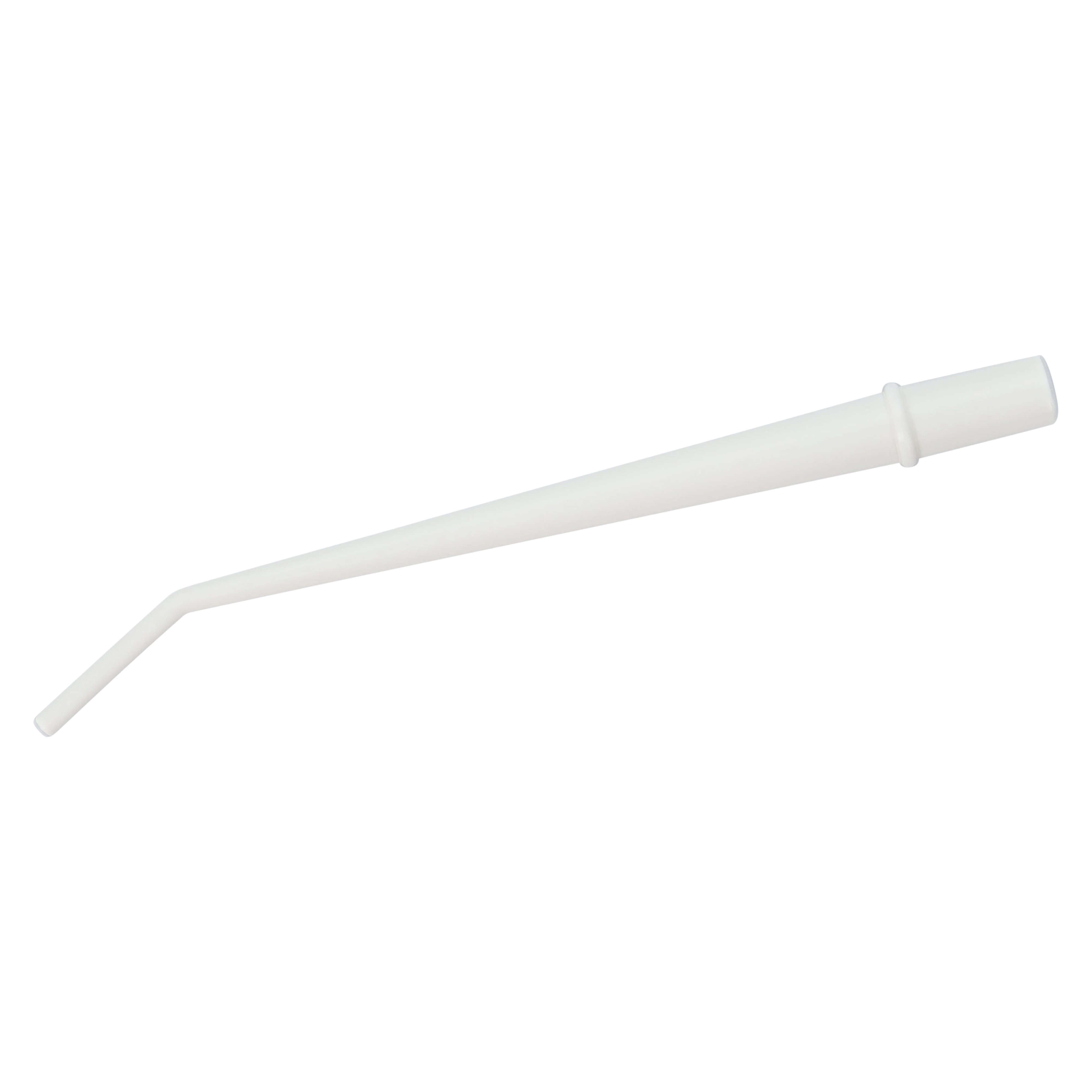 Crosstex Surgical Aspirator Tips, High Volume Evacuator, Plastic, Standard (1/8"), White, 30° Angle, 25/Bag, ZSAWH