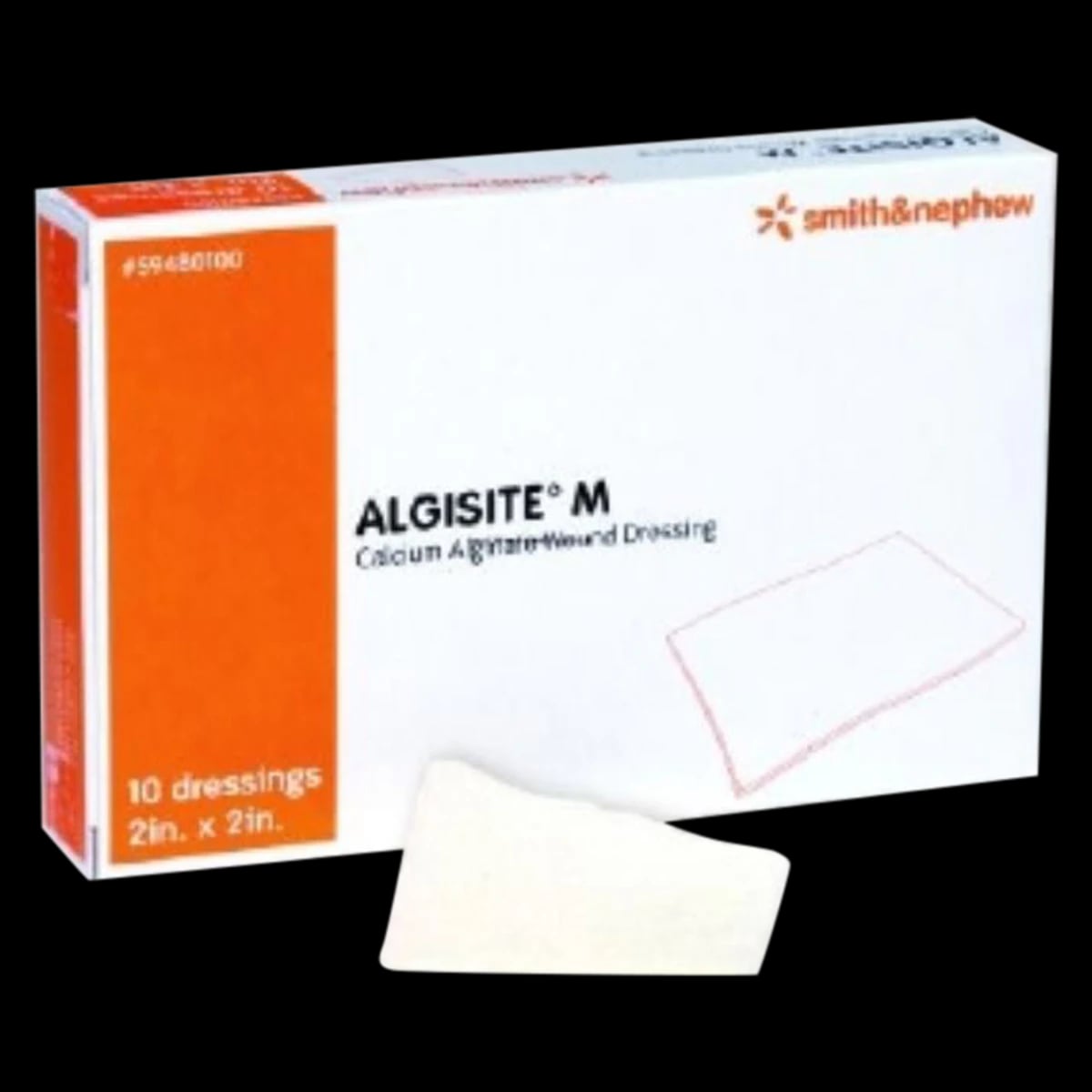 Algisite M Calcium Alginate Wound Dressing, 2" x 2", Sterile, Box of 10