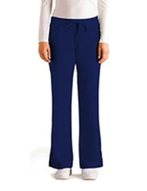 Grey's Anatomy Scrub Pant, 5 Pocket, Tie-Front, Tall, Women's, Indigo, Medium, 01KEZKNVX4PS3G2KXH8BSBE702