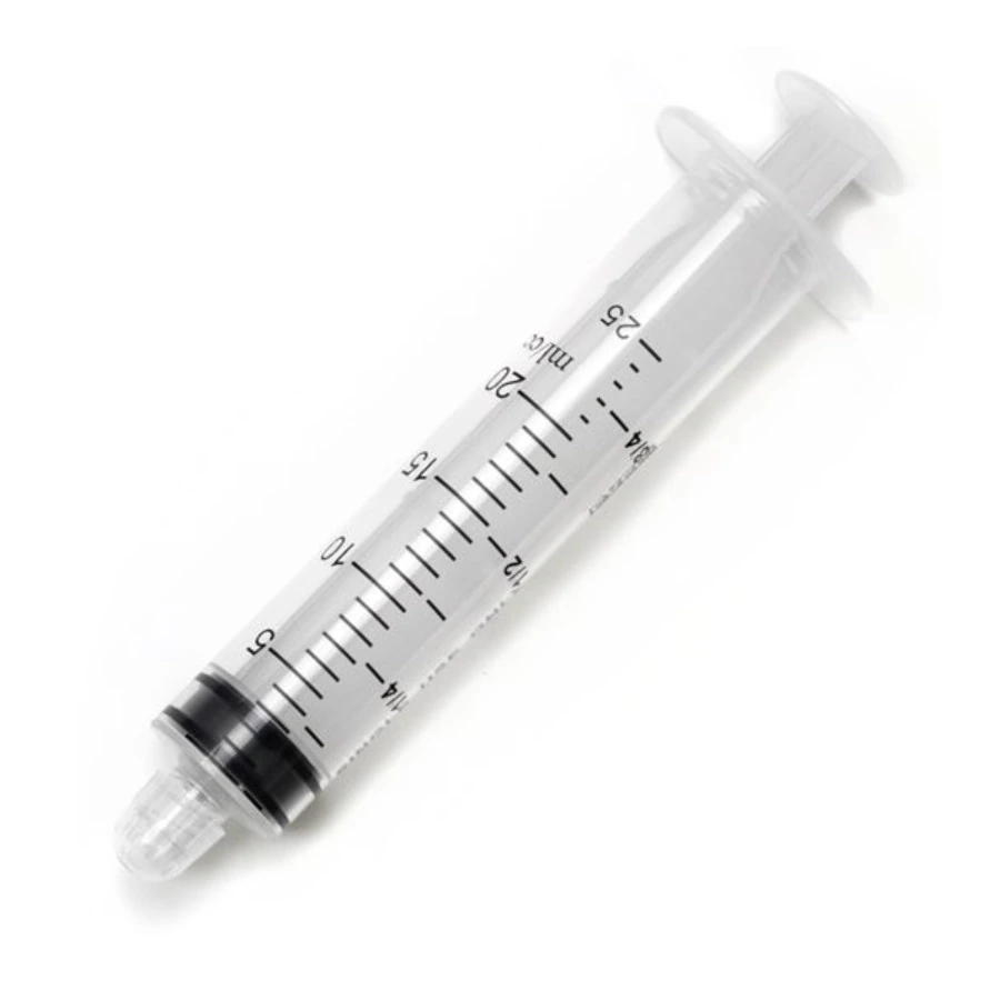 Exel Luer Lock Syringe, 20-25cc, Low Dead Space, Graduated, Sterile, Disposable, with Cap, 50/Box