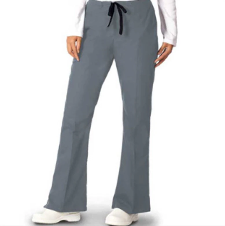 Fashion Seal Ladies Scrub Pant, Small, Pewter, 65% Polyester/35% Cotton, 3 Pockets, Reusable