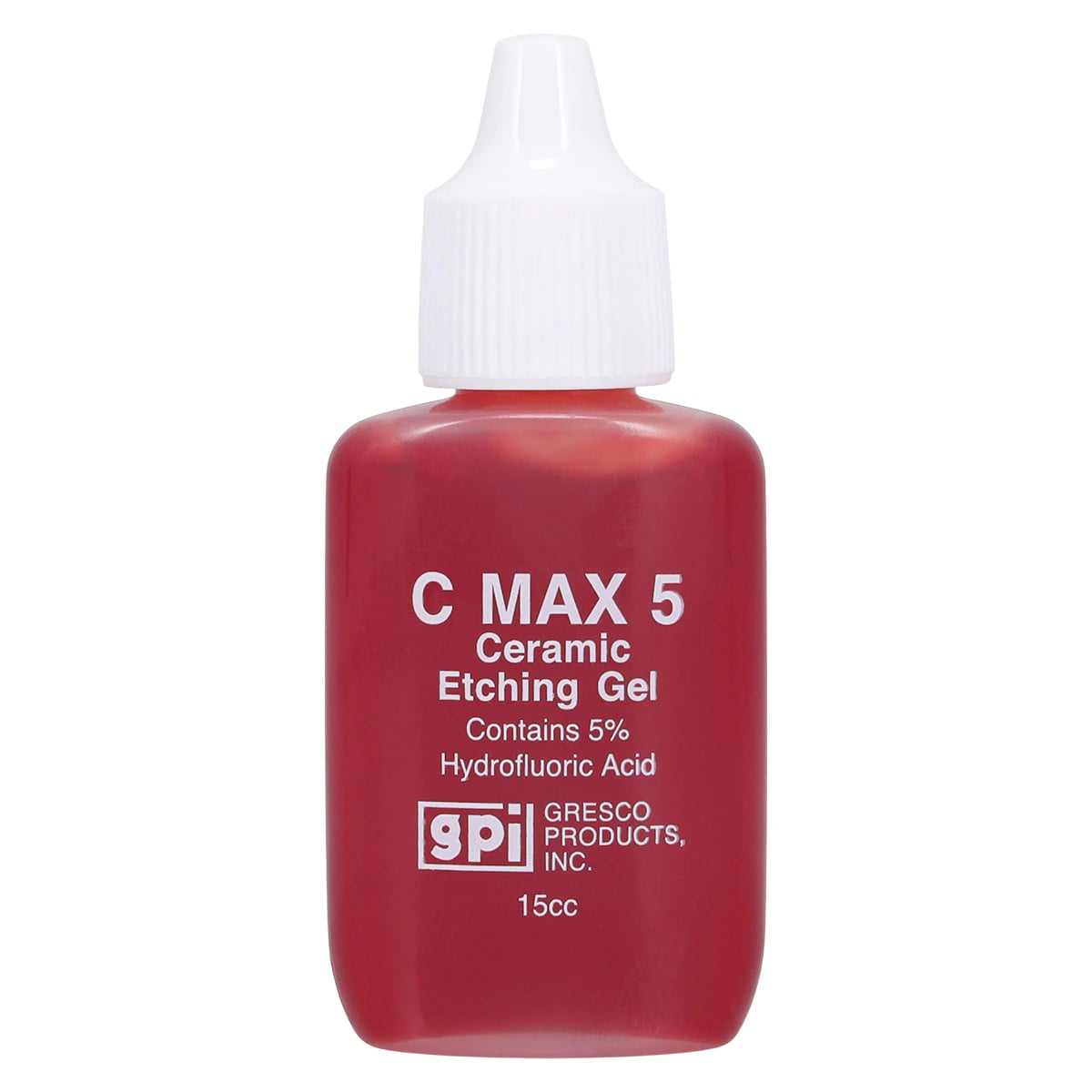 C Max 5 Ceramic Etching Gel, 15cc/Bottle