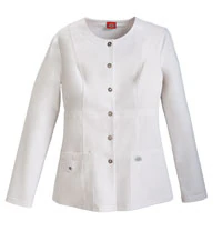 Dickies Xtreme Stretch 3-Pocket Jacket, Women's, White, X-Small