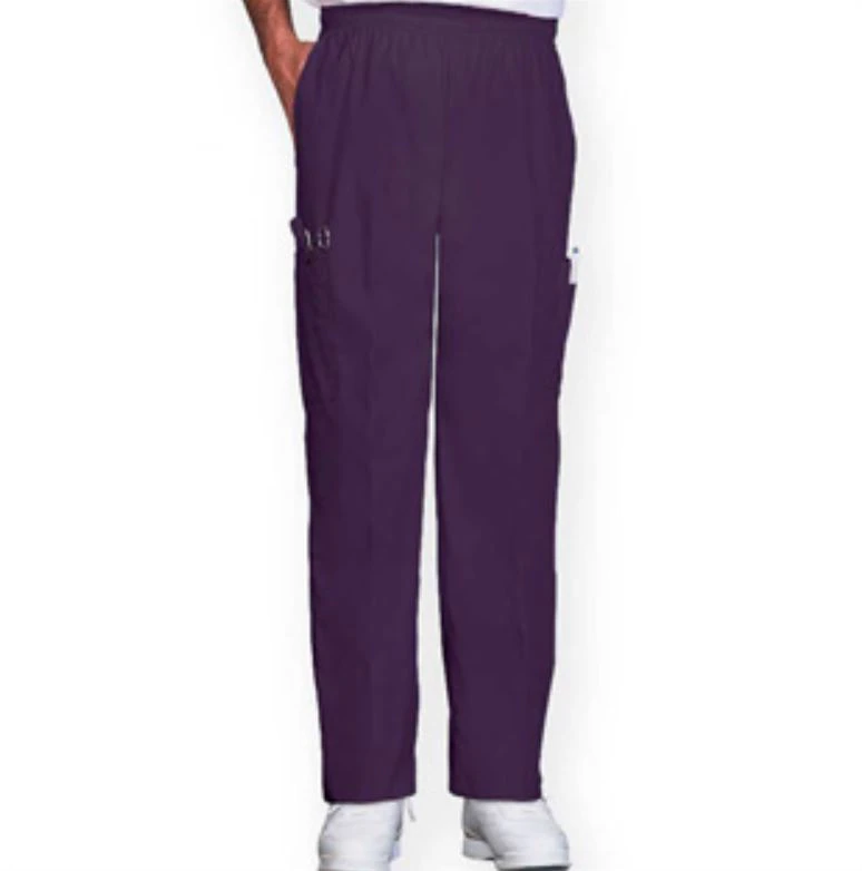 Fashion Seal Ultimate Unisex Scrub Pant, Eggplant, Large, 65% Polyester / 35% Cotton, 4 Pockets