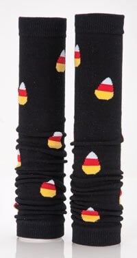 Walt USA LLC Med Sleeve Candy Corn, Fair Isle, Adult Unisex, One Size, Nylon/Spandex, 1/Pair