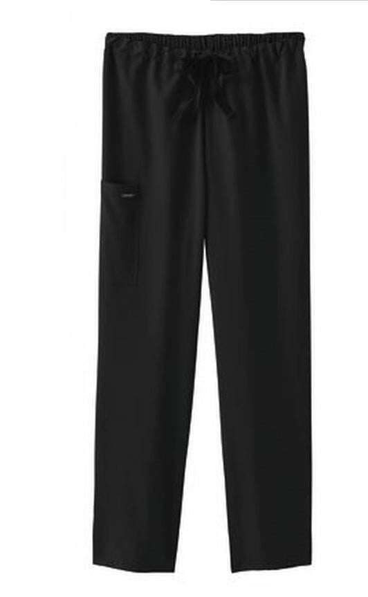 Jockey Scrub Pant, Unisex, Drawstring, Black, Large, 2338