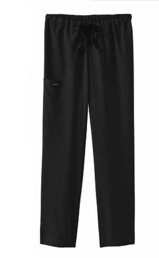 Jockey Scrub Pant, Unisex Drawstring, Black, 2X Large, Style 2338