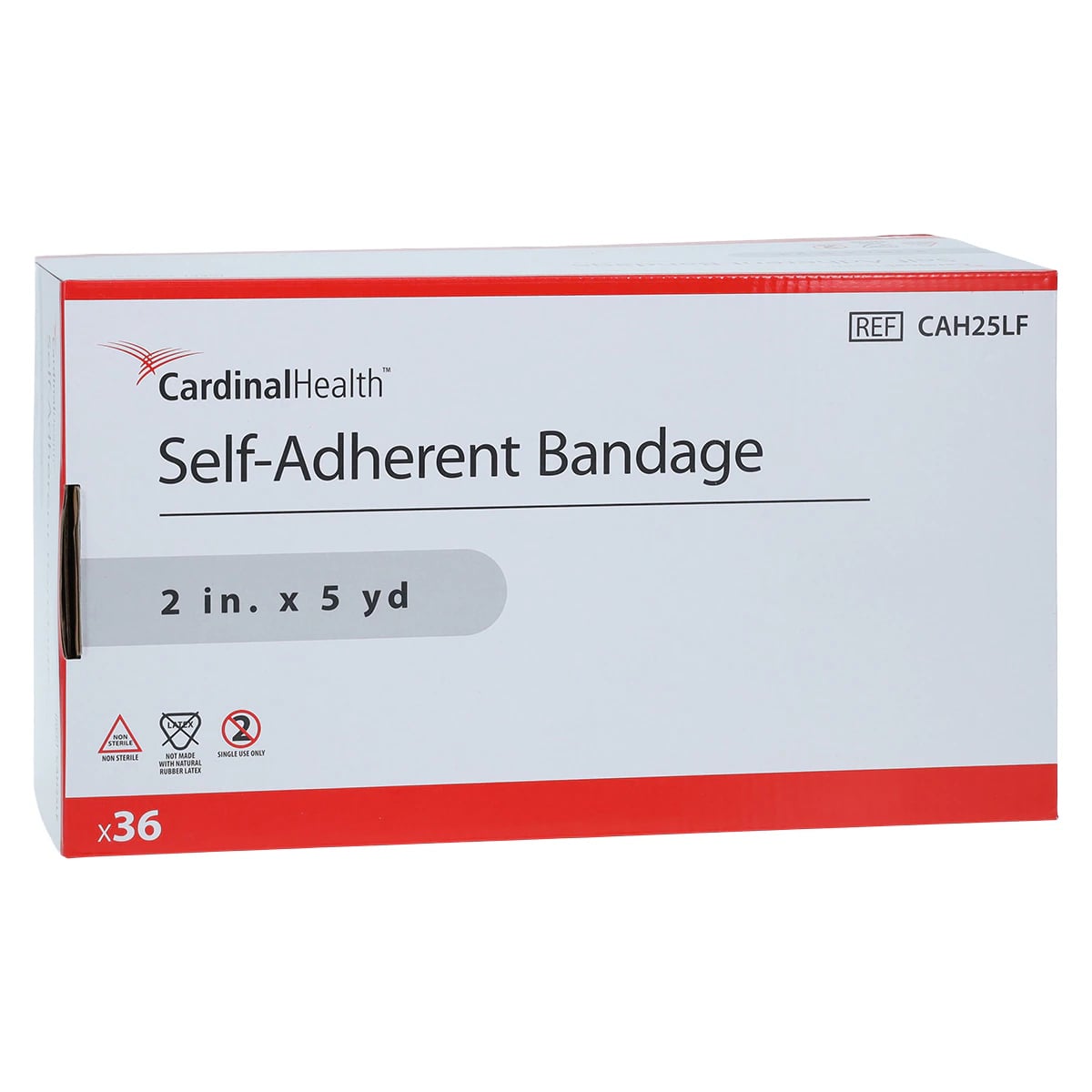 Cardinal Elastic Self-Adhesive Bandage, 2" x 5 yd, Tan, Non-Sterile, 36/Box