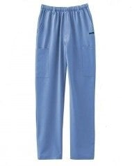White Swan Jockey Men's Scrub Pant, Ceil Blue, 3XL, 7 Pockets, Reusable