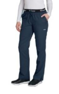 Grey's Anatomy Scrub Pant, Women's Petite, Steel, 2X Small, Drawstring Closure, 3 Pockets, Style 4275