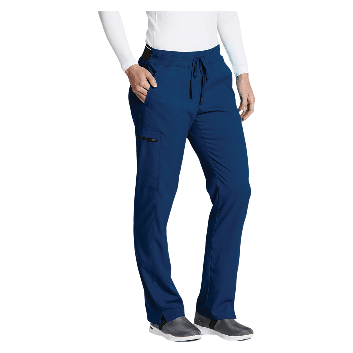 Grey's Anatomy Kim Scrub Pant, 3 Pocket, Petite, Indigo, Women's