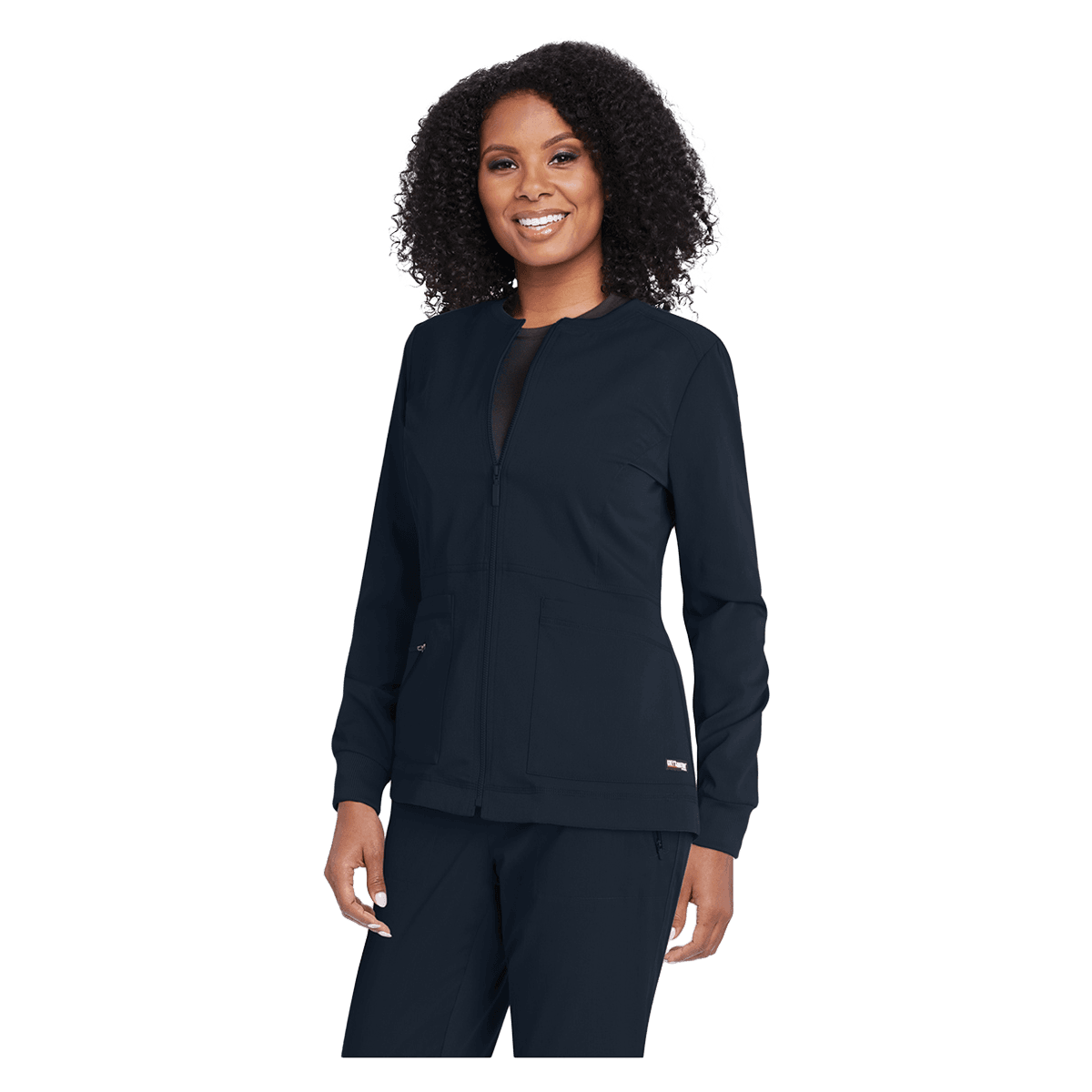 Grey's Anatomy Millie Jacket Warm-Up Zip Front, Adult, Gray, X-Large, Each