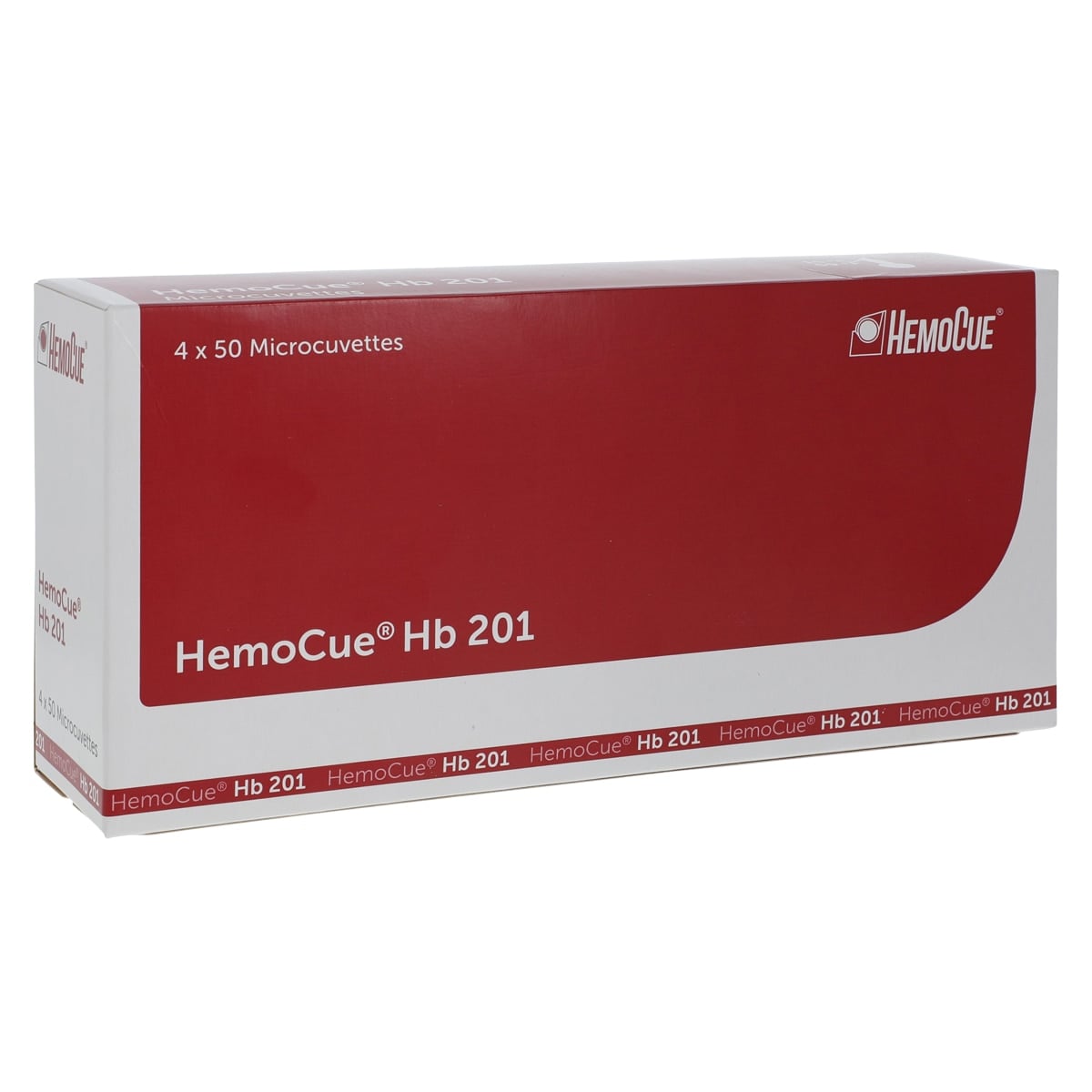 HemoCue Hb 201 Microcuvettes, 10 µL, 4x50/Box (200 per Box)