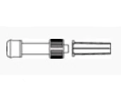 Medex Injection Adapter, Luer Lock, Priming Volume 0.2 mL, 1-1/2" Male Luer Lock, Non-DEHP, Sterile, Disposable, 100/Case