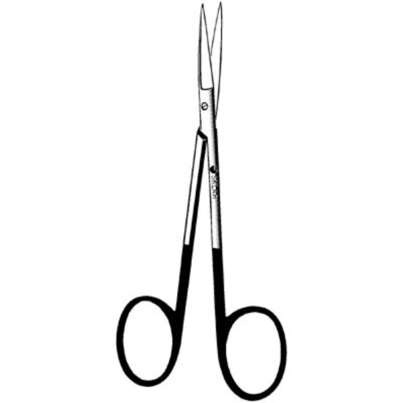 Sklarhone Iris Scissors, Straight, 4-1/2", Stainless Steel, Non-Sterile, Reusable, Each