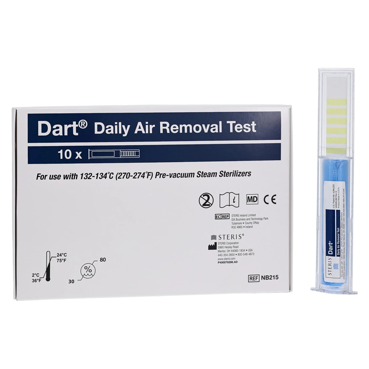 Steris Dart Air Removal Test, Daily Air Removal Indicator, 10/Box