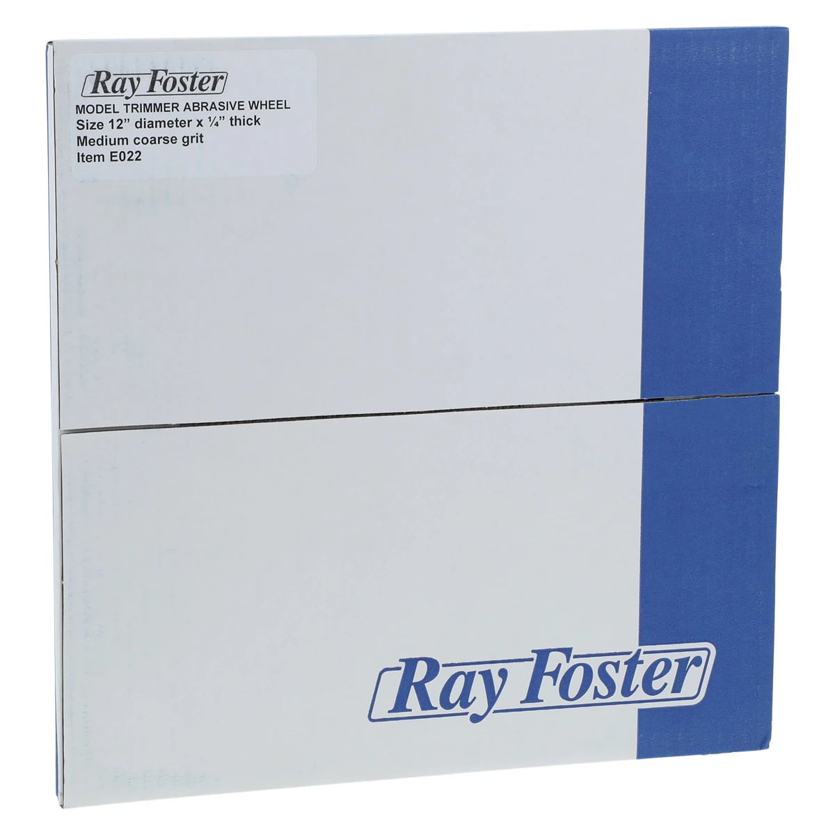 Ray Foster Model Trimmer Abrasive Wheel, 12" Diameter, Medium Coarse Grit, 1/Pkg, E022
