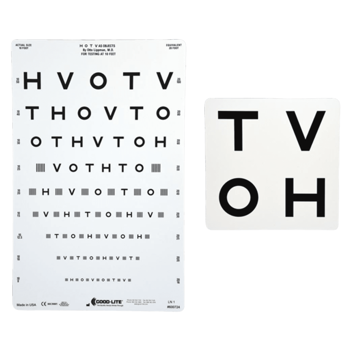 Good-Lite HOTV Set with 4 Flash Cards