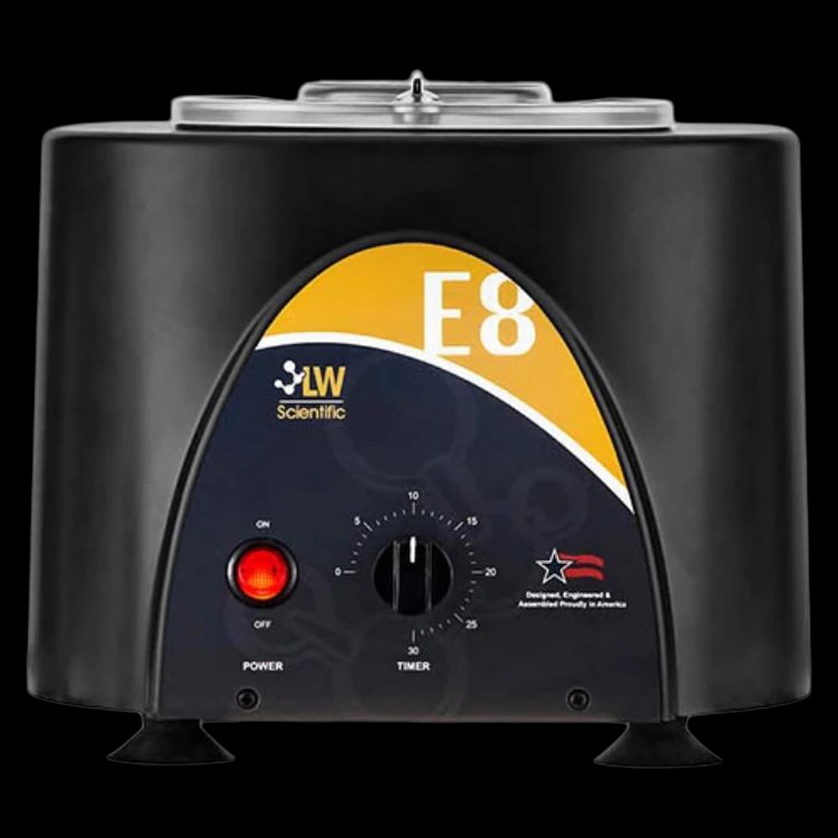 LW Scientific E8 Fixed Speed Centrifuge, 8-Place, 3500 RPM Angled Tube Rotor with Timer, Sleeves, and Inserts