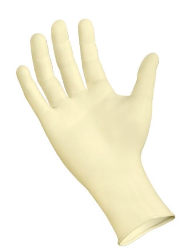 Sempermed Supreme Latex Surgical Gloves, Powder-Free, Sterile, Hand-Specific, Size 7.5, Beige, 50 Pairs/Box