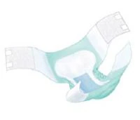 Cardinal Health Wings Adult Incontinence Brief, Unisex, Heavy, Tape Tabs, 45-58" Waist, Blue, 4X18/Case
