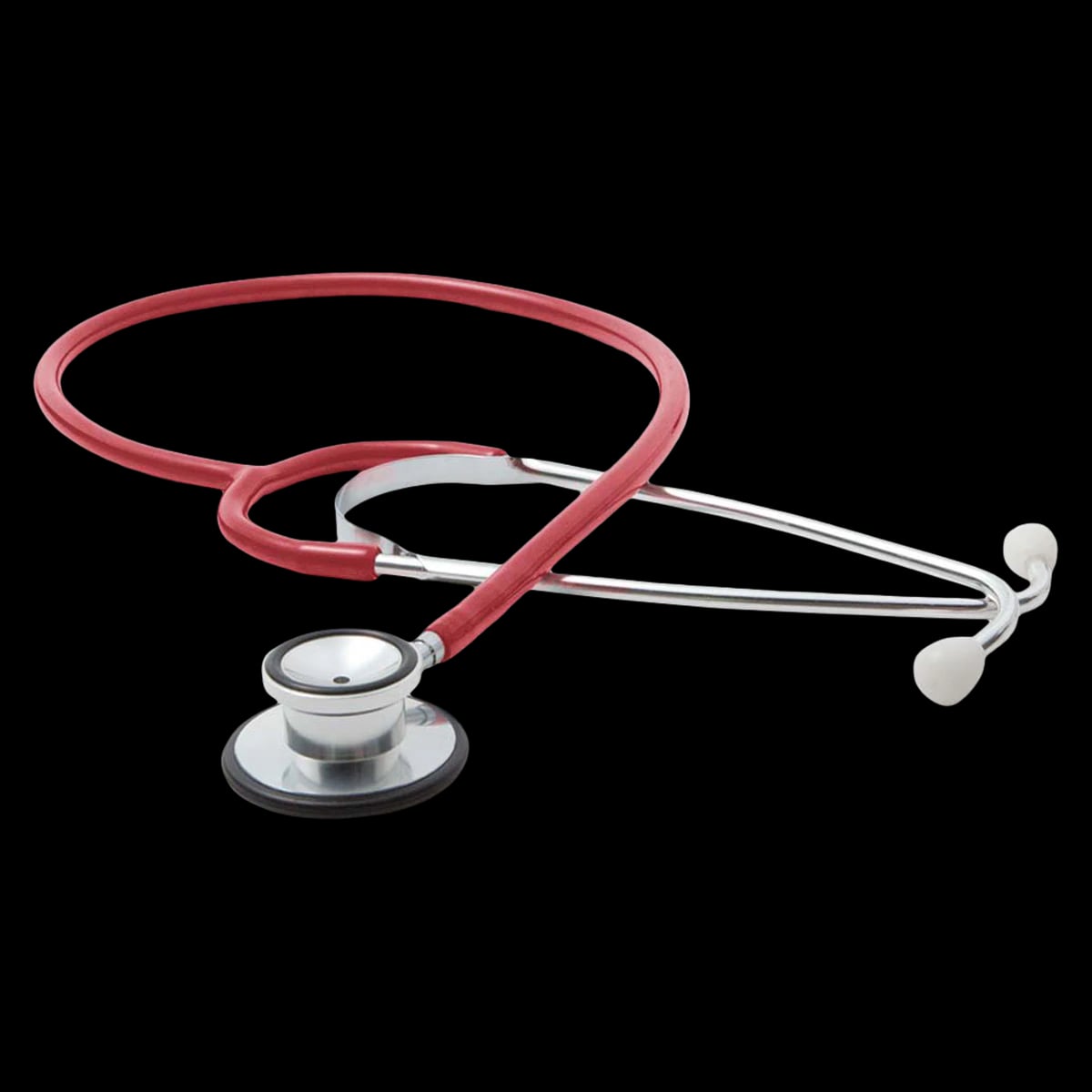 American Diagnostic Proscope 670 Classic Stethoscope, Adult, Red, Single Lumen Tubing